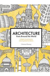 Architecture from Around the World: A Might Could Studios Coloring Book for Adults