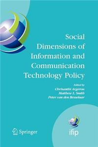 Social Dimensions of Information and Communication Technology Policy