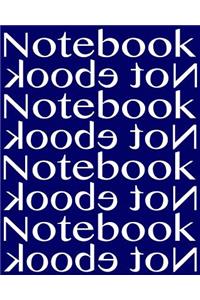 Notebook Not Ebook Unruled Notebook with 120 pages: Unruled notebook with 120 blank pages. Perfect bound, ideal for composition notebook or journal.