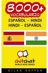 8000+ Espanol - Hindi Hindi - Espanol Vocabulario