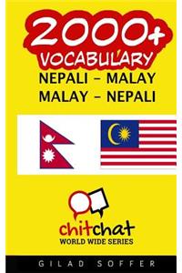 2000+ Nepali - Malay Malay - Nepali Vocabulary