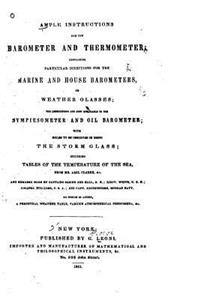 Ample instructions for the barometer and thermometer
