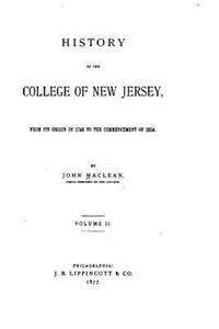 History of the College of New Jersey - Vol. II