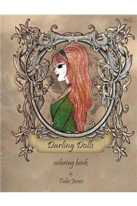 Darling Dolls Coloring Book