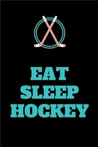 Eat Sleep Hockey Notebook