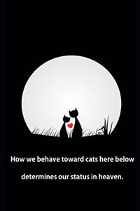 How we behave toward cats here below determines our status in heaven.
