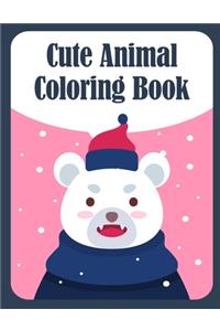 Cute Animal Coloring Book