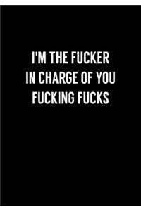 I'm The Fucker In Charge Of You Fucking Fucks