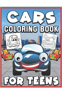 Cars Coloring Book for Teens