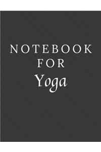 Notebook For Yoga