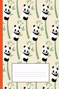 Panda Composition Notebook
