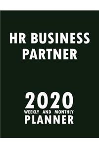 Human Resource Business Partner 2020 Weekly and Monthly Planner
