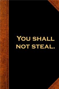 2020 Weekly Planner Religious Modern Wording 7th Commandment Vintage Style