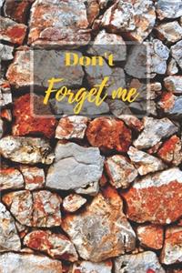 Don't Forget Me