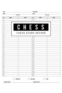 Chess Score Record