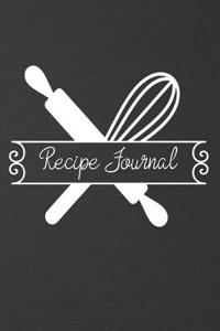 Recipe Journal: Blank Recipe Book Journal to Write in for Favorite Recipes and Custom Meals Kitchen Tools Monogram