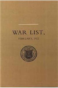 University of Dublin War List 1922