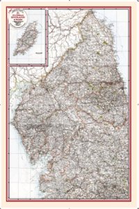 The North - Coloured Victorian Map 1897: No. 1 (Victorian Maps, England and Wales 1897 S.)