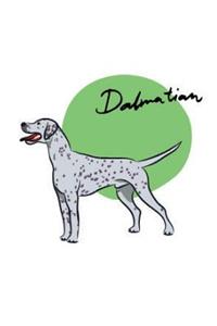 Dalmation January Notebook & Journal. Productivity Work Planner & Idea Notepad