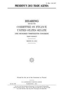 President's 2013 trade agenda