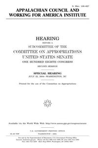 Appalachian Council and Working for America Institute