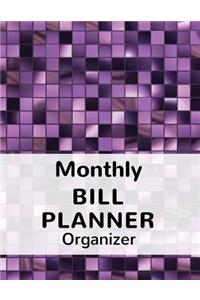 Monthly Bill Planner Organizer
