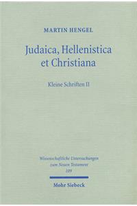 Judaica, Hellenistica et Christiana