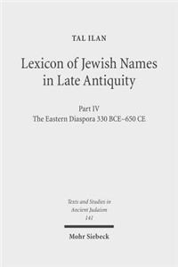 Lexicon of Jewish Names in Late Antiquity