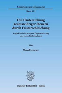 Die Hinterziehung Rechtswidriger Steuern Durch Fristerschleichung