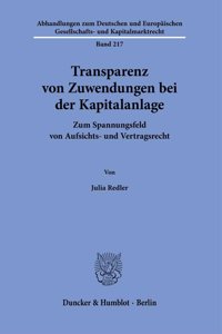 Transparenz Von Zuwendungen Bei Der Kapitalanlage