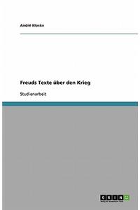 Freuds Texte über den Krieg