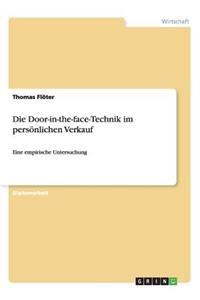 Door-in-the-face-Technik im persönlichen Verkauf