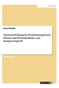 Teamentwicklung im Projektmanagement. Phasen und Persönlichkeits- und Kompetenzprofil