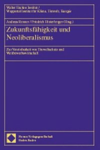 Zukunftsfahigkeit Und Neoliberalismus