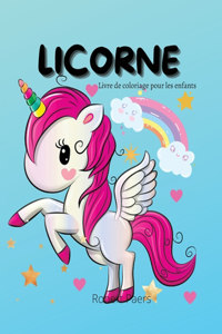 Livre de coloriage Licorne pour enfants