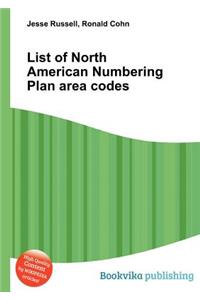 List of North American Numbering Plan Area Codes