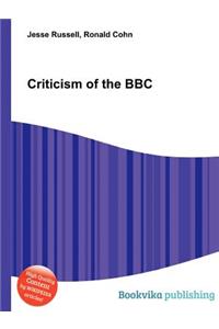 Criticism of the BBC