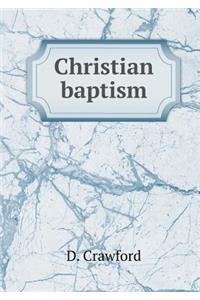 Christian baptism