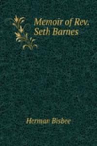 MEMOIR OF REV. SETH BARNES