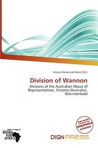 Division of Wannon
