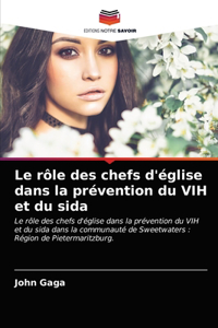rôle des chefs d'église dans la prévention du VIH et du sida