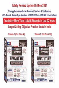UBD1960 Errorless Chemistry Hindi(Rasayan)for NEET/IIT-JEE(Main & Advanced)as per NTA/JAB(Paperback+Free Smart E-book)New Edition2024(2volumes)Original Errorless Self Scorer with Trademark Certificate