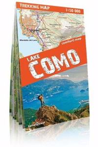 terraQuest Trekking Map Lake Como