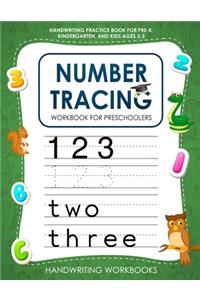 Number Tracing Workbook for Preschoolers