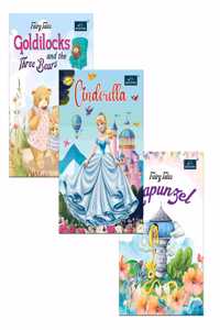 Fairy Tales for Kids (Set of 3) - Rapunzel, Cinderella and Goldilocks