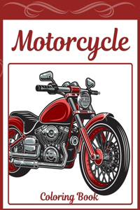 Motorcycle Coloring Book