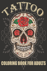 Tattoo Coloring Book For Adults