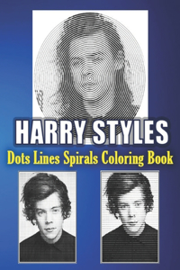 HARRY STYLES Dots Lines Spirals Coloring Book