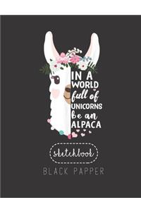 Black Paper SketchBook