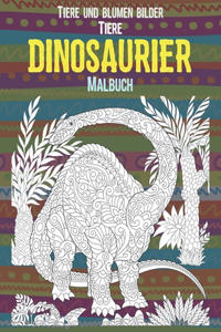 Malbuch - Tiere und Blumen Bilder - Tiere - Dinosaurier